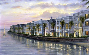 Charleston South Carolina cityscapes Oil Paintings